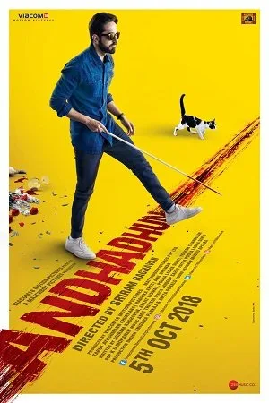 Download Andhadhun (2018) Hindi Full Movie BluRay 480p [400MB] | 720p [1GB] | 1080p [4GB]